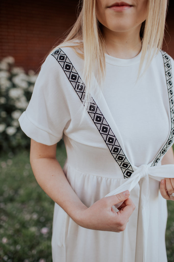 Cayah Embroidered Dress