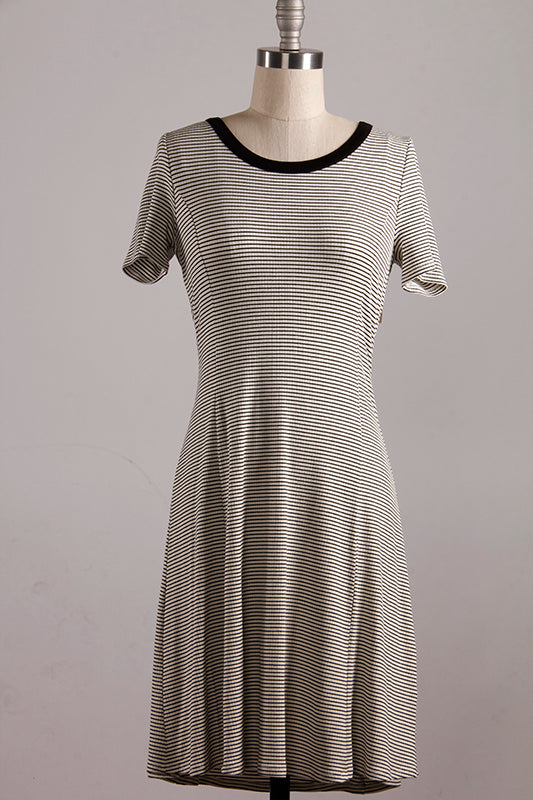 Maya Striped Tee Dress