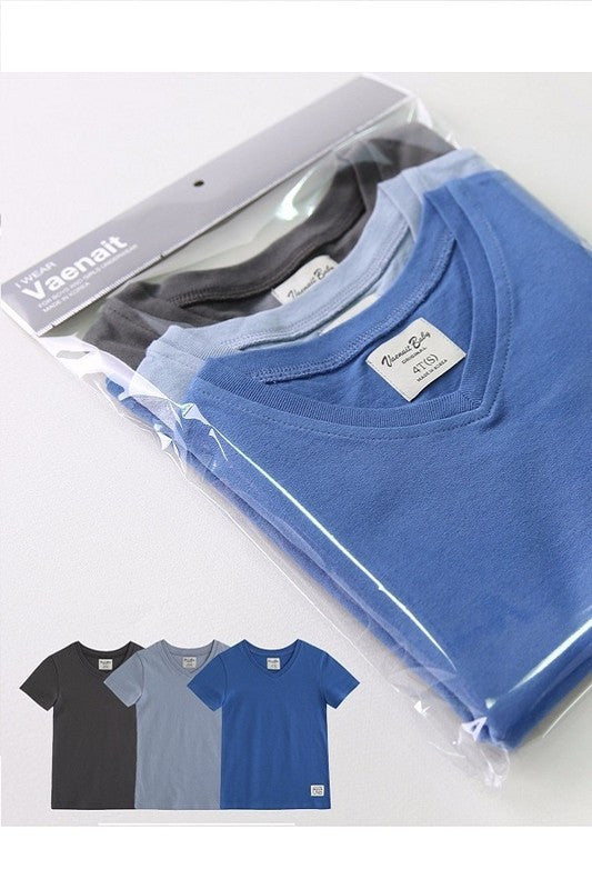 Boys V-Neck Tee ( 3pack)