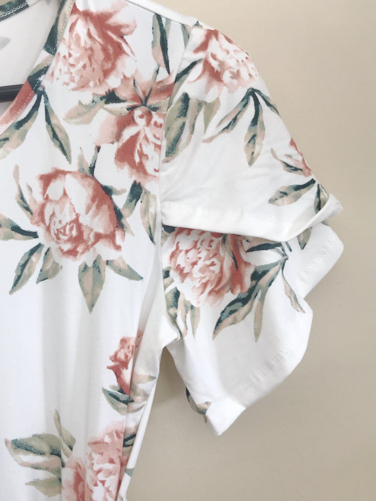 Clea Floral Swing Midi Dress