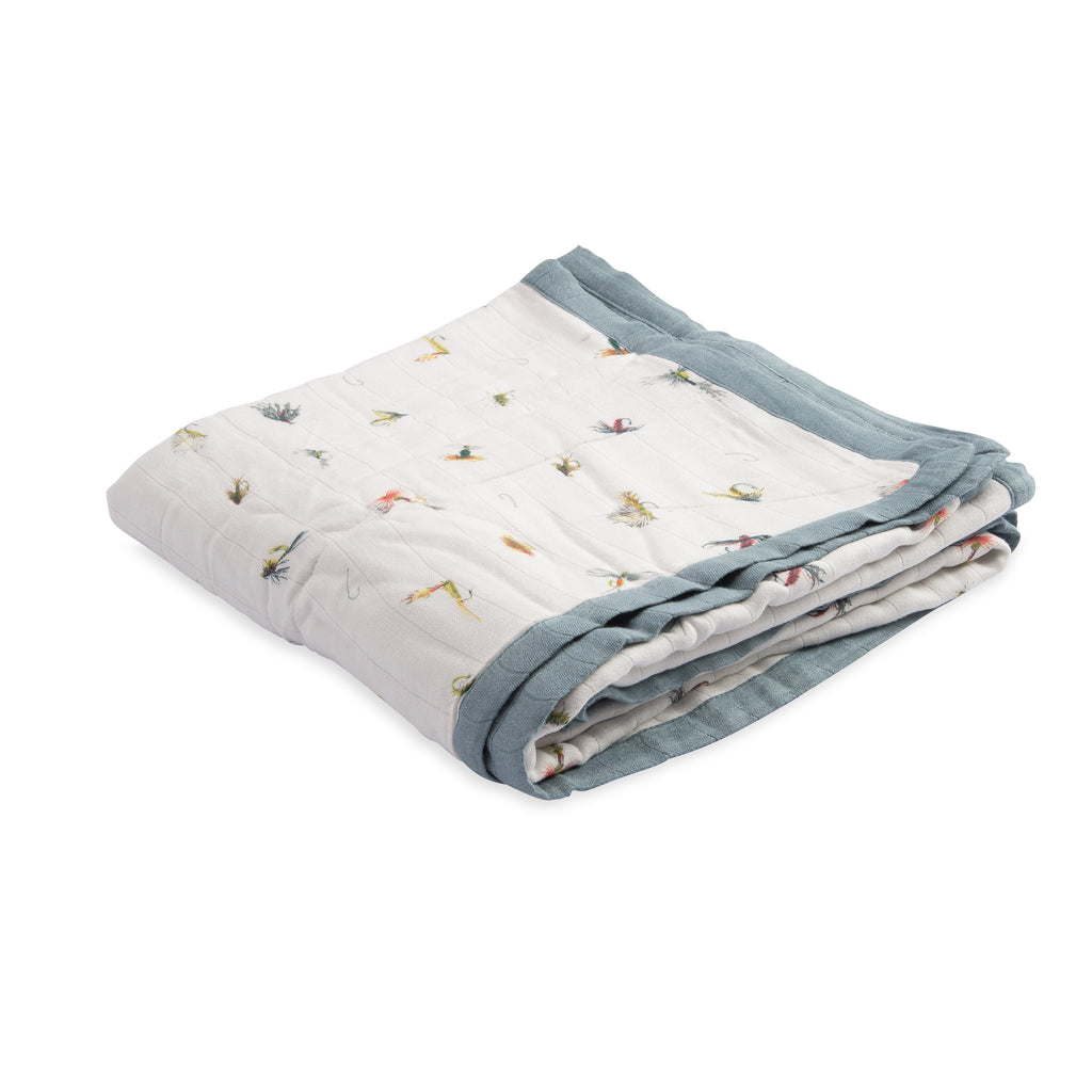 Deluxe Muslin Quilt- Gone Fishing